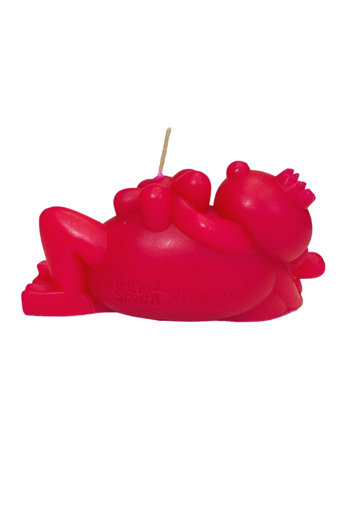 Small Pink Frog Candle - Thumbnail 4
