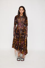 MAPLE SISTINE PLAID POLLINATE DRESS
