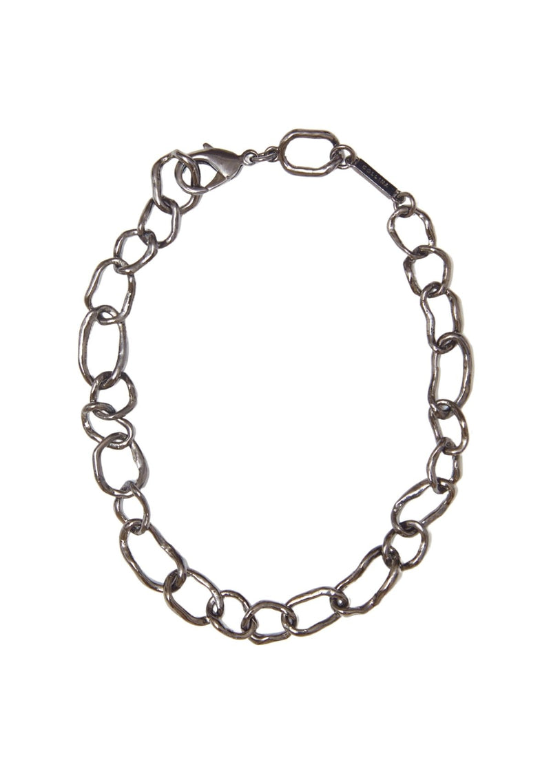 BLACK CRUSHED CHAIN NECKLACE