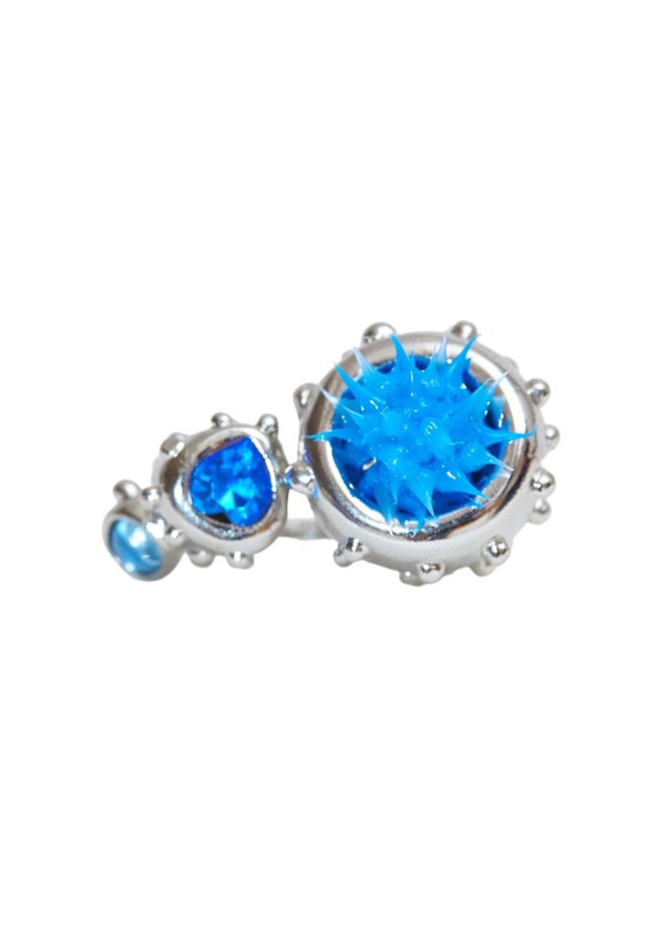 SKY SILVER CANDY POD RING