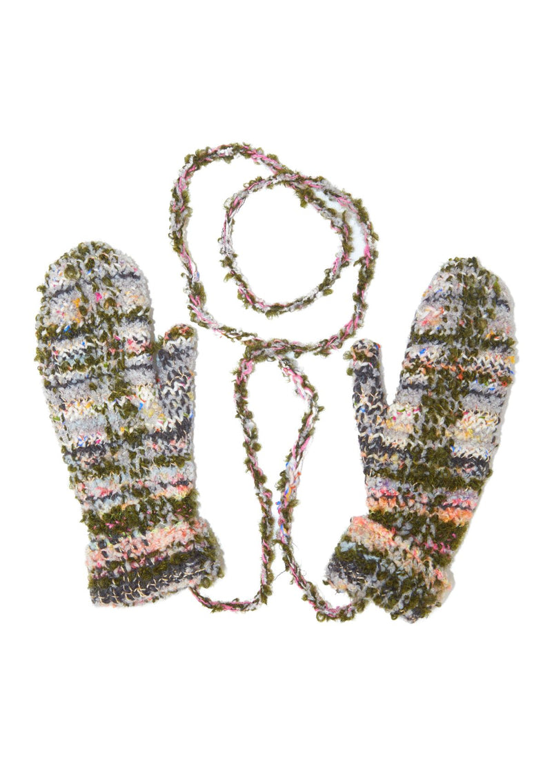 VITELLI PLAID MITTENS