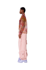 MARIPOSA BUTTON UP Chrysanthemum Organza