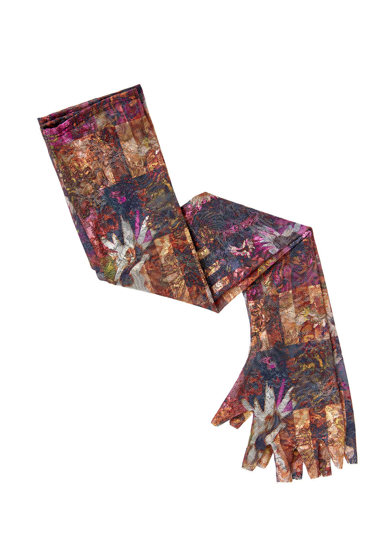 FINGERLESS GLOVES MAPLE SISTINE PLAID