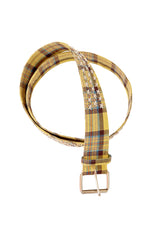 MALL PLAID Star Studded Belt