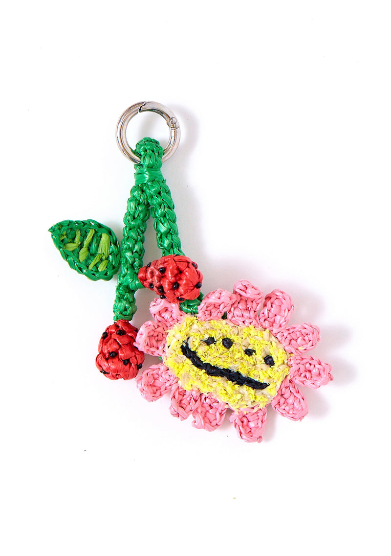 FASCIATION FLOWER KEY CHAIN