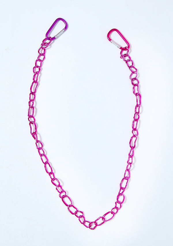 FUCHSIA CRUSHED SWAG CHAIN