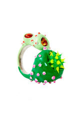 GREEN CANDY POD RING