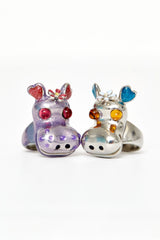 HIPPO RING SILVER