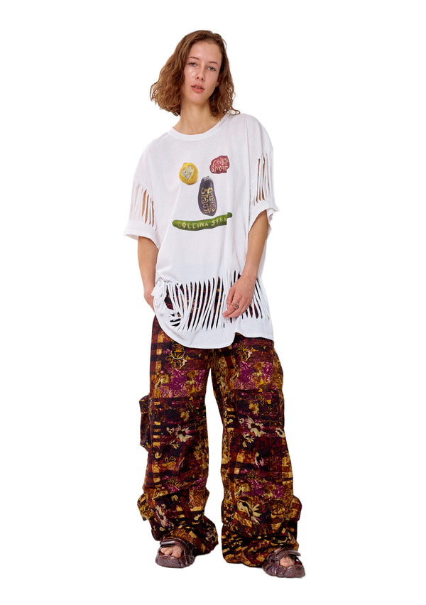 LANTERN TEE EGGPLANT SMILEY