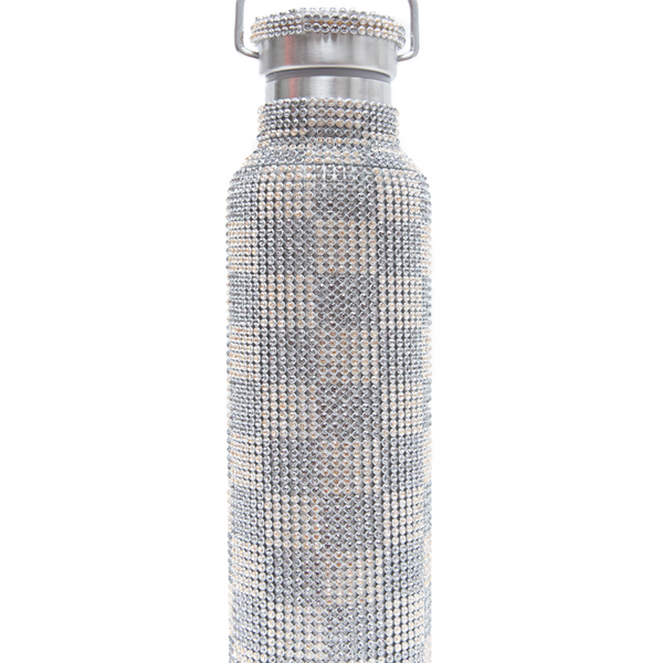 Collina Strada Checked crystal-embellished Water Bottle - Farfetch