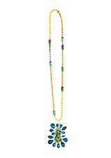 FASCIATION NECKLACE BLUE AND GREEN