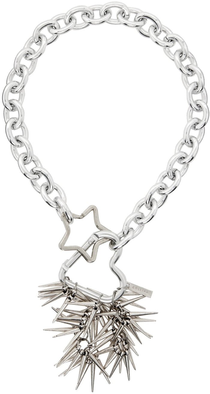 collina strada SUPER SPIKY STAR NECKLACE