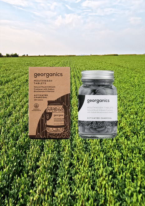 Activated Charcoal Mouthwash Tablets | Georganics