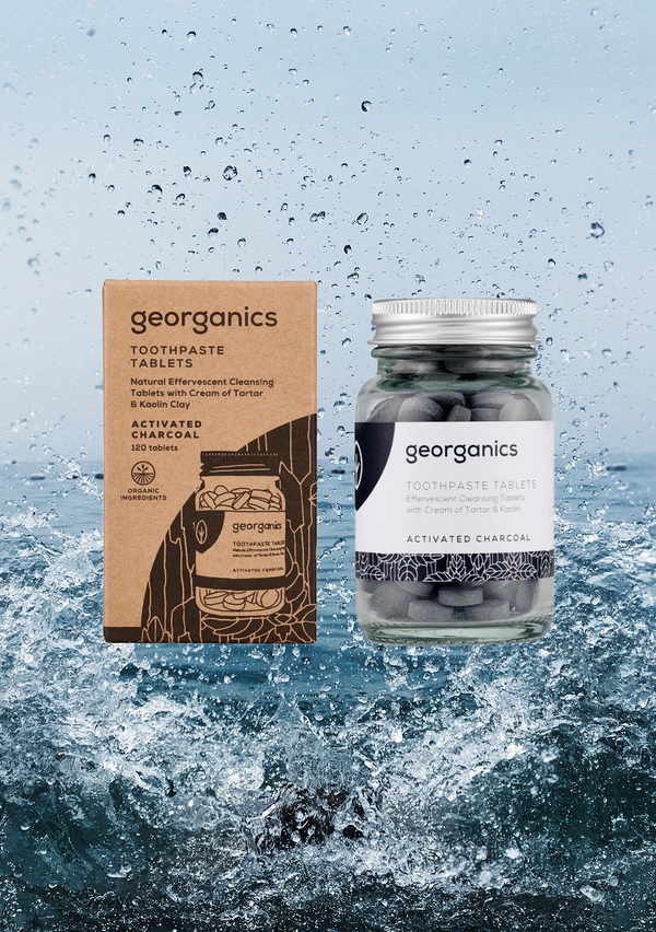 Activated Charcoal Mineral Toothpaste Tablets | Georganics