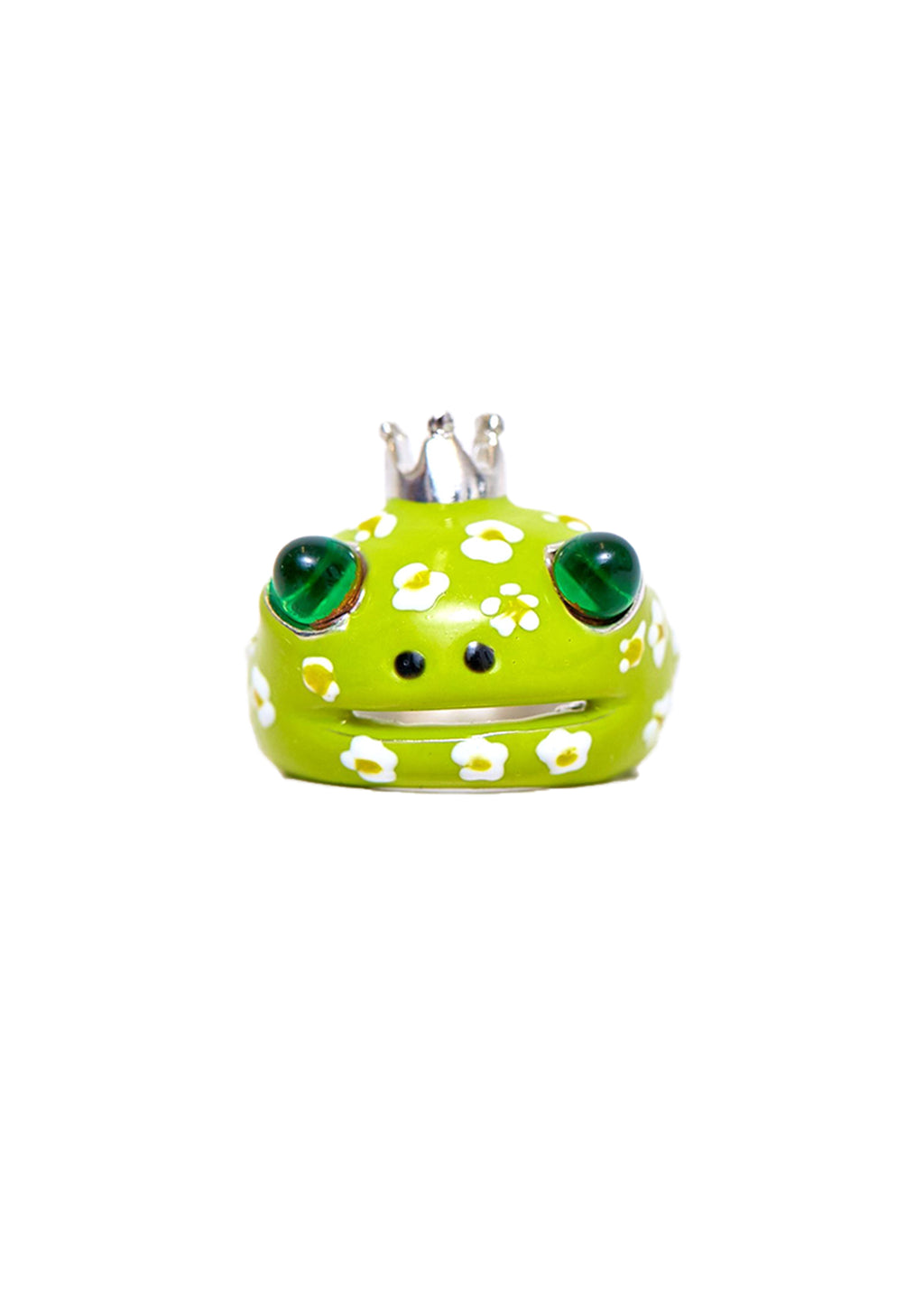 GLITTER PINK LILAC FROG PRINCE RING | COLLINA STRADA