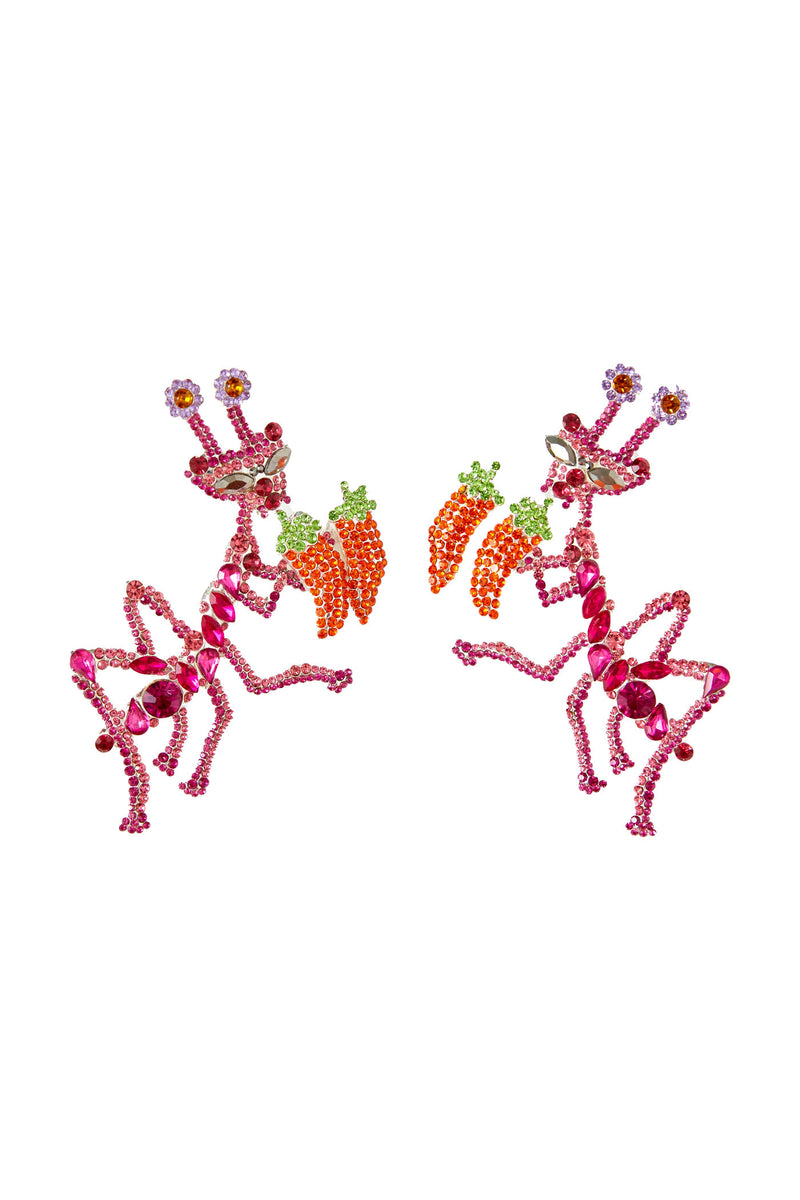 HOT MANTIS EARRINGS PINK ORCHID